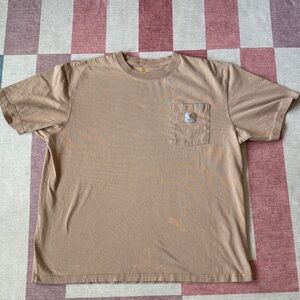 Carhartt Men's Tan Short Sleeve Tee